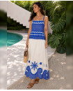 embroidery resort dress
